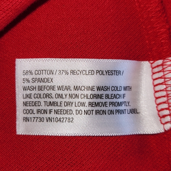 NWT Cat&Jack Girls Polo Shirt Size 8 Color Red - Picture 5 of 7